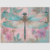 VERÄNDERTE DRAGONFLY-DECOUPAGE SEIDENPAPIER (Vorderseite)