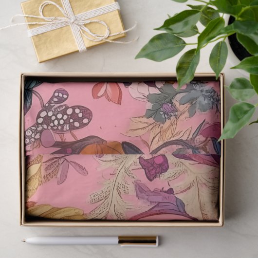 VERÄNDERTE RAVEN DECOUPAGE SEIDENPAPIER (Geschenk)