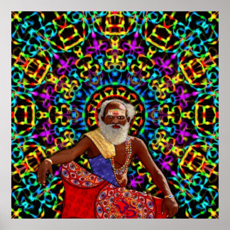 Veränderte Wahrnehmungen eines Heiligen Mannes Poster