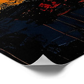 Veränderte Widerstandskraft - expressionistischer  Poster (Ecke)