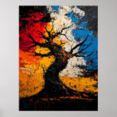 Veränderte Widerstandskraft - expressionistischer  Poster (Vorne)