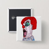VERÄNDERTER CLOWN-Magnet Button (Vorne & Hinten)