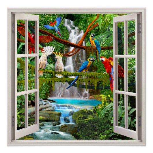 VERÄNDERTER JUNGLE POSTER (Vorderseite)