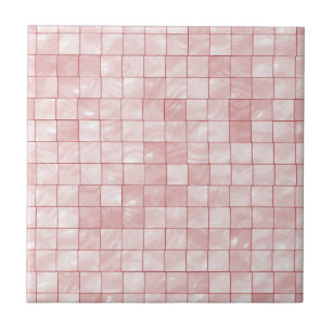 Veränderter Pastell, Girly rosa Fliesen-Muster Fliese