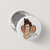 Veränderung Augenjacquette am Himmel Button (Vorne & Hinten)