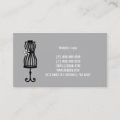 Veränderung, Bekleidung, Schneider, Seamstress Vin Visitenkarte (Rückseite)