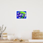 Veränderung der Natur Poster (Küche)