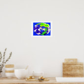 Veränderung der Natur Poster (Küche)