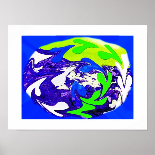 Veränderung der Natur Poster (Vorne)