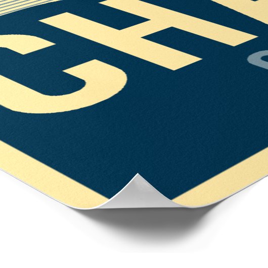 Veränderung der Zeit Poster (Ecke)