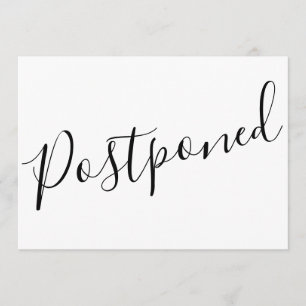 Veränderung des Datums Verschoben Abgesagt Event M Einladung