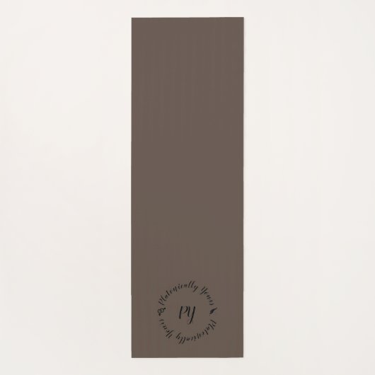 Veränderung ist eine gute Yoga-Matte Yogamatte (Rückseite)