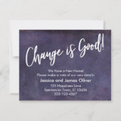 Veränderung ist gut! Ankündigung zur Lila Bewegung (Vorderseite)