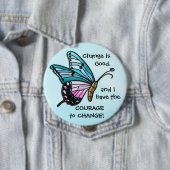 Veränderung ist gut (Schmetterlingstaste des Aquas Button (Beispiel)