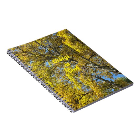 Veränderung ist gut SpiralNotebook Notizblock (Rechte Seite)