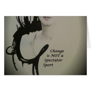 Veränderung ist kein Zuschauersport Kunstprint