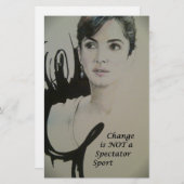 Veränderung ist nicht spektakulär Sport Art Print Briefpapier (Vorne/Hinten)