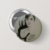 Veränderung ist nicht spektakulär Sport Art Print Button (Vorne & Hinten)