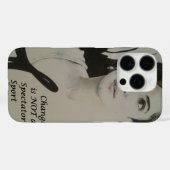 Veränderung ist nicht spektakulär Sport Art Print Case-Mate iPhone Hülle (Rückseite (Horizontal))