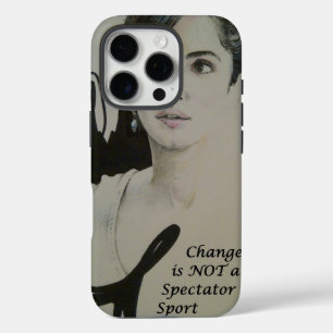 Veränderung ist nicht spektakulär Sport Art Print iPhone 16 Pro Hülle