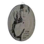 Veränderung ist nicht spektakulär Sport Art Print Dartscheibe (Vorderseite Links)