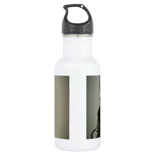 Veränderung ist nicht spektakulär Sport Art Print Edelstahlflasche (Rückseite)