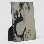 Veränderung ist nicht spektakulär Sport Art Print Fotoplatte (Seite)