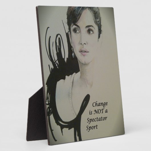 Veränderung ist nicht spektakulär Sport Art Print Fotoplatte (Seite)