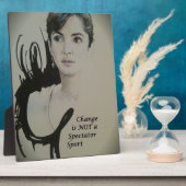 Veränderung ist nicht spektakulär Sport Art Print Fotoplatte (Seite)