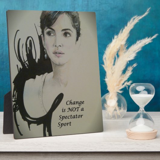 Veränderung ist nicht spektakulär Sport Art Print Fotoplatte (Seite)