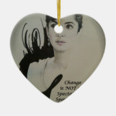 Veränderung ist nicht spektakulär Sport Art Print Keramik Ornament (Vorne)