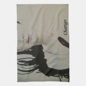 Veränderung ist nicht spektakulär Sport Art Print Küchentuch (Vertikal)