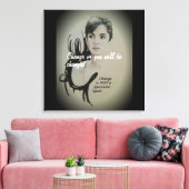 Veränderung ist nicht spektakulär Sport Art Print Leinwanddruck (Insitu (Wohnzimmer))