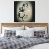 Veränderung ist nicht spektakulär Sport Art Print Leinwanddruck (Insitu (Schlafzimmer))