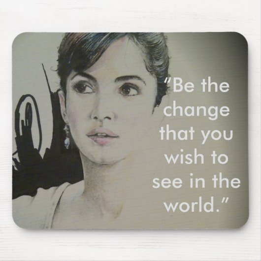 Veränderung ist nicht spektakulär Sport Art Print Mousepad (Vorne)