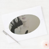 Veränderung ist nicht spektakulär Sport Art Print Ovaler Aufkleber (Umschlag)