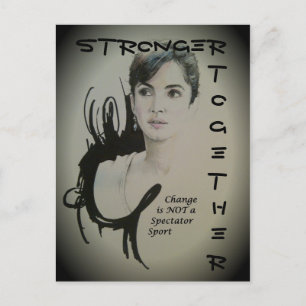 Veränderung ist nicht spektakulär Sport Art Print Postkarte