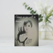 Veränderung ist nicht spektakulär Sport Art Print Postkarte (Stehend Vorderseite)