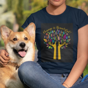 "Veränderung ist schön" Anpassen des T - Shirt von