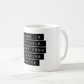 Veränderung ist unvermeidlich kaffeetasse (VorderseiteRechts)