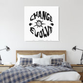 VERÄNDERUNG UND ENTWICKLUNG LEINWANDDRUCK (Insitu (Schlafzimmer))
