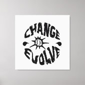 VERÄNDERUNG UND ENTWICKLUNG LEINWANDDRUCK (Vorderseite)