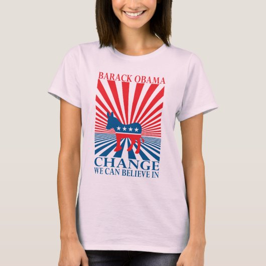 Veränderungen, an die wir glauben können T-Shirt (Vorderseite)