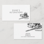 Veränderungen beim Schneiden, Seamstress, Schneide Visitenkarte (Vorne/Hinten)
