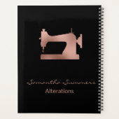 Veränderungen der Nähmaschine von Rose Planer (Rückseite)