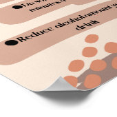 Veränderungen des Blutdrucks Kontrolle Poster (Ecke)