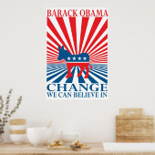 VERÄNDERUNGEN, DIE WIR AN POSTER GLAUBEN KÖNNEN (Küche)