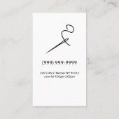 Veränderungen, Schneiden, Seamstress, Schneiderei Visitenkarte (Rückseite)