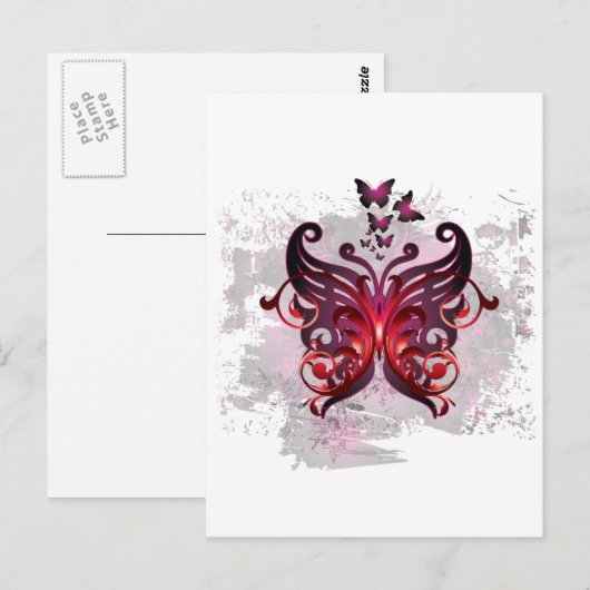 VERÄNDERUNGSSCHALTFLÄCHE POSTKARTE (Vorne/Hinten)