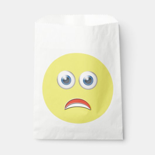 verängstigt Emoji Geschenktütchen (Vorderseite)